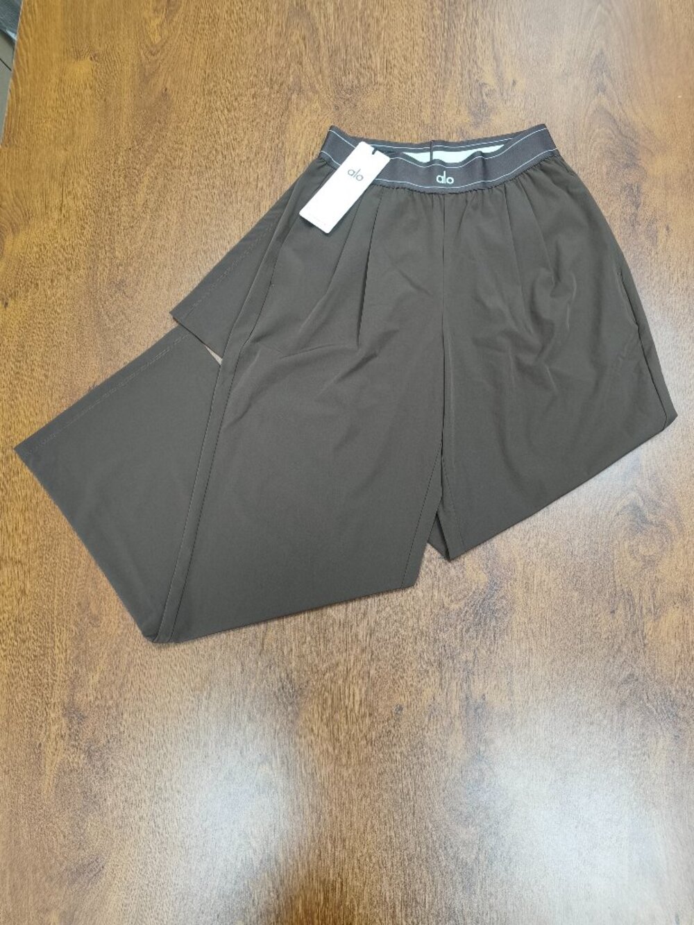 Alo Yoga Coffee Brown🤎Suit Trousers/Pants Sz XXS-XS (Regular)💐 - Picture 5 of 7